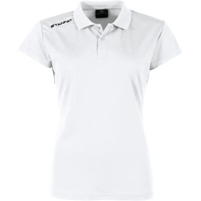 Stanno M Chemise Polo Blanche - Publicité Stanno M Chemise Polo Blanche - Publicité