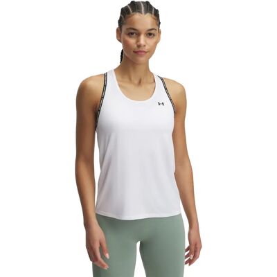 Débardeur Tech Knockout d'Under Armour pour Femmes - Blanc / Noir - XXL - Publicité Débardeur Tech Knockout d'Under Armour pour Femmes - Blanc / Noir - XXL - Publicité