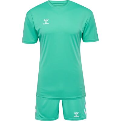 Ensemble t-shirt + short Hummel Logo Vert L - Publicité Ensemble t-shirt + short Hummel Logo Vert L - Publicité