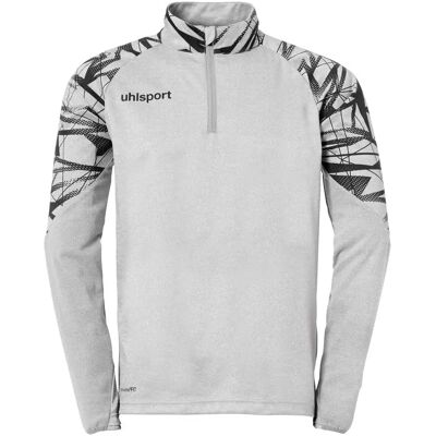 Maillot manches longues à 1/4 zip enfant Uhlsport Goal 25 Gris 8/10 ans - Publicité Maillot manches longues à 1/4 zip enfant Uhlsport Goal 25 Gris 8/10 ans - Publicité