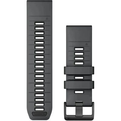 Bracelet de montre en silicone Garmin QuickFit® 26 mm Gris 26 mm - Publicité Bracelet de montre en silicone Garmin QuickFit® 26 mm Gris 26 mm - Publicité
