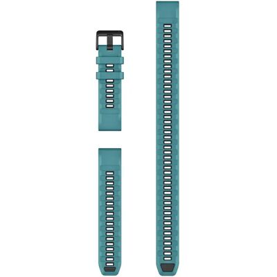Bracelet de montre en silicone Garmin QuickFit® 22 mm Bleu 22 mm - Publicité Bracelet de montre en silicone Garmin QuickFit® 22 mm Bleu 22 mm - Publicité