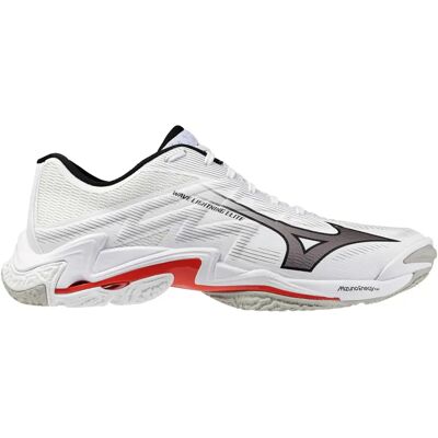 Chaussures indoor Mizuno Wave Lightning Elite Blanc 48,5 - Publicité Chaussures indoor Mizuno Wave Lightning Elite Blanc 48,5 - Publicité
