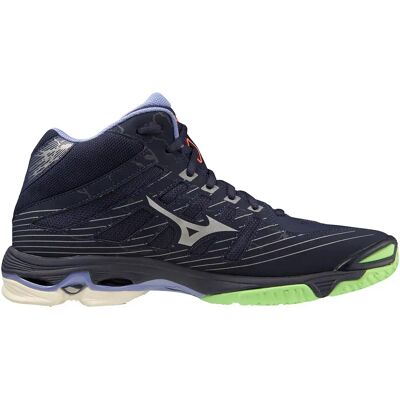 Chaussures indoor Mizuno Wave Voltage Mid Bleu 40 - Publicité Chaussures indoor Mizuno Wave Voltage Mid Bleu 40 - Publicité
