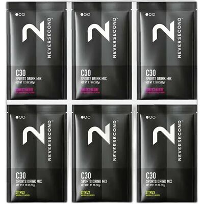 Boisson énergétique Neversecond C30 Citru Noir 32 g - Publicité Boisson énergétique Neversecond C30 Citru Noir 32 g - Publicité