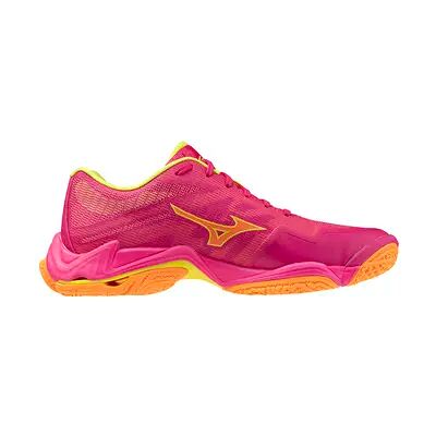 Chaussures indoor enfant Mizuno Wave Lightning Elite Rose 37 - Publicité Chaussures indoor enfant Mizuno Wave Lightning Elite Rose 37 - Publicité
