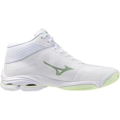 Chaussures indoor femme Mizuno Wave Lightning Pro Mid Blanc 37 - Publicité Chaussures indoor femme Mizuno Wave Lightning Pro Mid Blanc 37 - Publicité