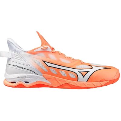 Chaussures indoor Mizuno Wave Mirage Orange 42,5 - Publicité Chaussures indoor Mizuno Wave Mirage Orange 42,5 - Publicité