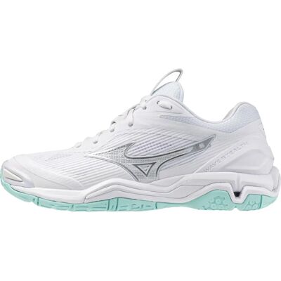 Chaussures indoor femme Mizuno Wave Stealth 6 Blanc 42,5 - Publicité Chaussures indoor femme Mizuno Wave Stealth 6 Blanc 42,5 - Publicité