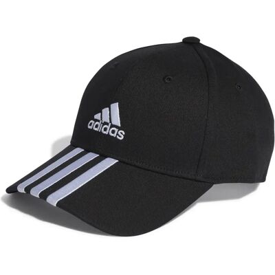 Casquette en sergé de coton enfant adidas 3-Stripes Noir Junior (54/60 cm) - Publicité Casquette en sergé de coton enfant adidas 3-Stripes Noir Junior (54/60 cm) - Publicité