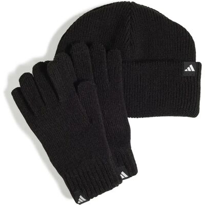 Bonnet et gants enfant adidas Noir 54/60 cm - Publicité Bonnet et gants enfant adidas Noir 54/60 cm - Publicité