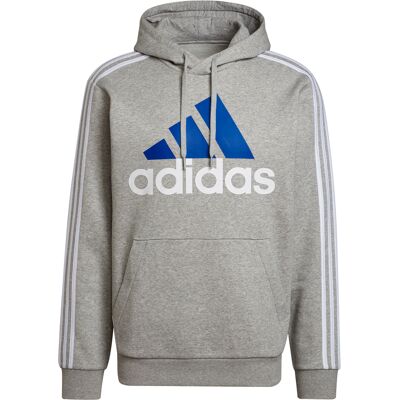 Sweatshirt à capuche adidas Essentials Fleece Logo Gris S - Publicité Sweatshirt à capuche adidas Essentials Fleece Logo Gris S - Publicité