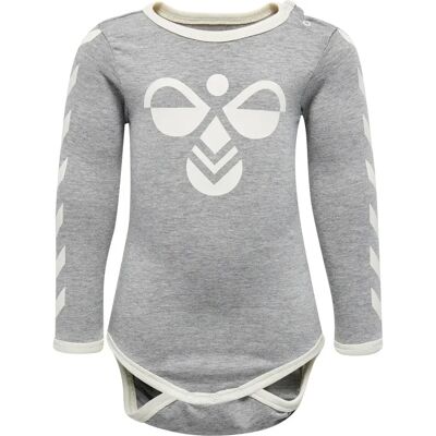 Body bébé Hummel hmlFLIPPER Gris 2/4 mois - Publicité Body bébé Hummel hmlFLIPPER Gris 2/4 mois - Publicité