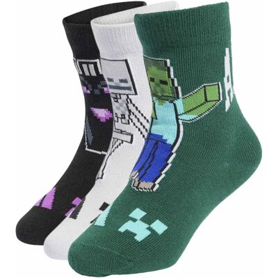 Chaussettes bébé adidas Minecraft (x3) Gris 25/27 - Publicité Chaussettes bébé adidas Minecraft (x3) Gris 25/27 - Publicité