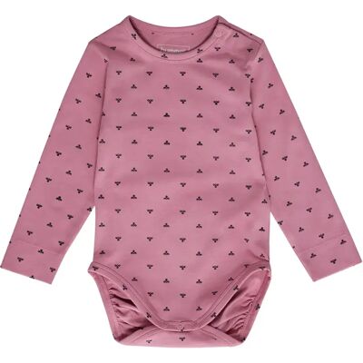 Body manches longues bébé Hummel Mini AOP Rose 6/9 mois - Publicité Body manches longues bébé Hummel Mini AOP Rose 6/9 mois - Publicité