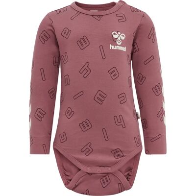 Body manches longues bébé fille Hummel Athens Rose 2 ans - Publicité Body manches longues bébé fille Hummel Athens Rose 2 ans - Publicité