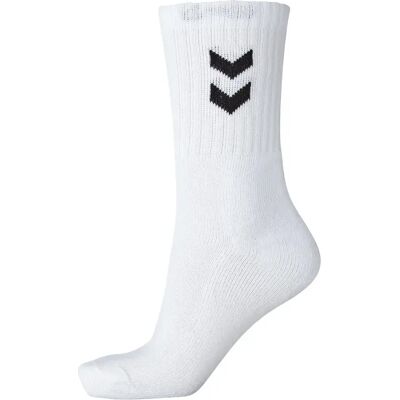 Chaussettes Hummel Basic (x3) Blanc 46/48 - Publicité Chaussettes Hummel Basic (x3) Blanc 46/48 - Publicité
