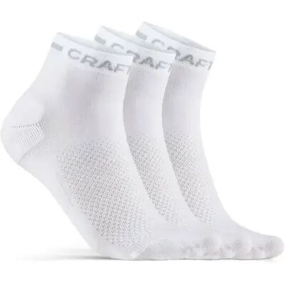 Chaussettes Craft core dry mid (x3) Blanc 40/42 - Publicité Chaussettes Craft core dry mid (x3) Blanc 40/42 - Publicité