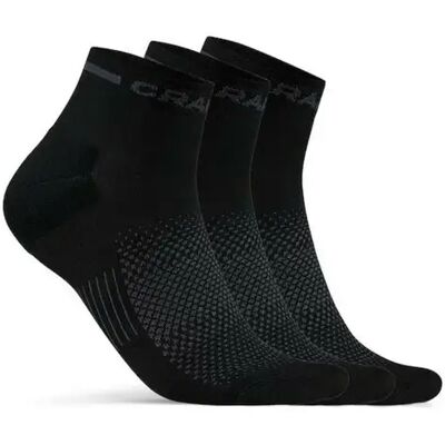Chaussettes Craft core dry mid (x3) Noir 40/42 - Publicité Chaussettes Craft core dry mid (x3) Noir 40/42 - Publicité