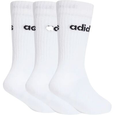 Chaussettes bébé adidas Linear (x3) Blanc 22/24 - Publicité Chaussettes bébé adidas Linear (x3) Blanc 22/24 - Publicité
