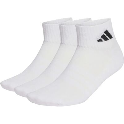 Chaussettes rembourrées adidas (x3) Blanc 43/46 - Publicité Chaussettes rembourrées adidas (x3) Blanc 43/46 - Publicité