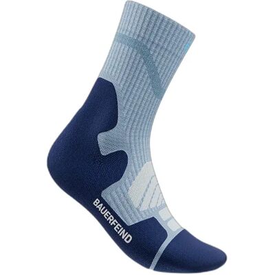 Bauerfeind Outdoor Merino Mid Cut Socks - Bleu ciel - Chaussettes - Publicité Bauerfeind Outdoor Merino Mid Cut Socks - Bleu ciel - Chaussettes - Publicité