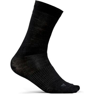 Chaussettes Craft wool liner (2 paires) Noir 46/48 - Publicité Chaussettes Craft wool liner (2 paires) Noir 46/48 - Publicité