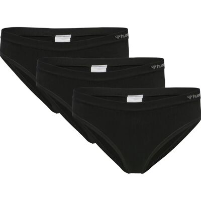 Culottes femme Hummel Juno Hipster (x3) Noir S - Publicité Culottes femme Hummel Juno Hipster (x3) Noir S - Publicité