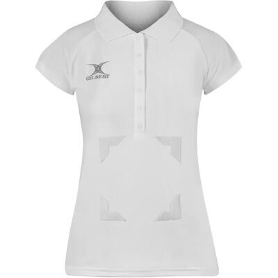 Chasuble Polo à crochets et boucles femme Gilbert Blaze Blanc XS - Publicité Chasuble Polo à crochets et boucles femme Gilbert Blaze Blanc XS - Publicité