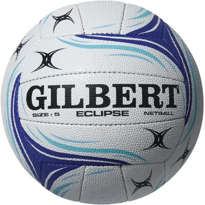 Ballon de netball Gilbert Eclipse Blanc Taille 4 - Publicité Ballon de netball Gilbert Eclipse Blanc Taille 4 - Publicité