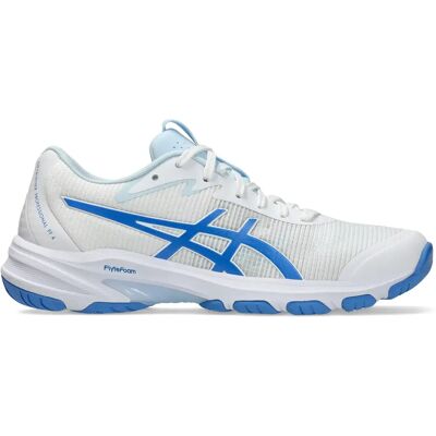 Chaussures indoor femme Asics Netburner Professional FF 4 Blanc 37 - Publicité Chaussures indoor femme Asics Netburner Professional FF 4 Blanc 37 - Publicité