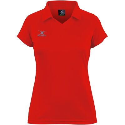 Polo femme Gilbert Eclipse Rouge L - Publicité Polo femme Gilbert Eclipse Rouge L - Publicité