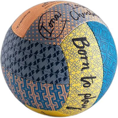Ballon netball Gilbert Signature Multicolore Taille 5 - Publicité Ballon netball Gilbert Signature Multicolore Taille 5 - Publicité