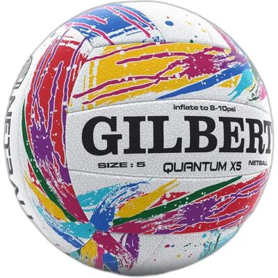 Ballon Gilbert Quantum X5 Multicolore Taille 5 - Publicité Ballon Gilbert Quantum X5 Multicolore Taille 5 - Publicité