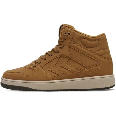 Baskets Hummel St. Power Play Mid Tex Marron 38 - Publicité Baskets Hummel St. Power Play Mid Tex Marron 38 - Publicité