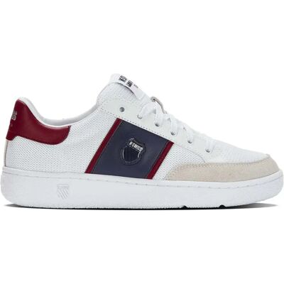 Baskets K-Swiss Slammclassic CC TXT Blanc 44 - Publicité Baskets K-Swiss Slammclassic CC TXT Blanc 44 - Publicité