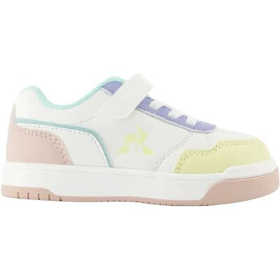 Baskets bébé fille Le Coq Sportif Court Breaker Blanc 24 - Publicité Baskets bébé fille Le Coq Sportif Court Breaker Blanc 24 - Publicité