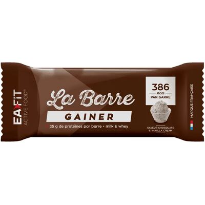EAFIT Barre Protéinée - Vanille Chocolat - En-cas Hypercalorique - Publicité EAFIT Barre Protéinée - Vanille Chocolat - En-cas Hypercalorique - Publicité