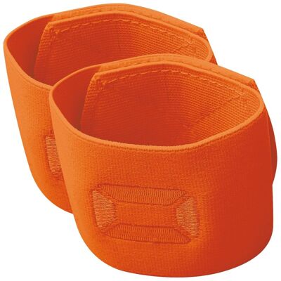 Protège-tibias réglable Stanno Guard Stay Orange TU - Publicité Protège-tibias réglable Stanno Guard Stay Orange TU - Publicité