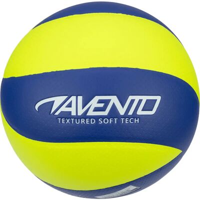 Ballon de volleyball Avento Match Pro Bleu Taille 5 - Publicité Ballon de volleyball Avento Match Pro Bleu Taille 5 - Publicité