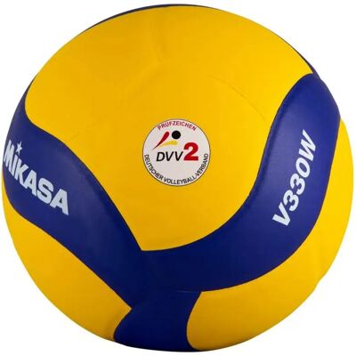 Ballon de volleyball Mikasa V330W Jaune Taille 5 - Publicité Ballon de volleyball Mikasa V330W Jaune Taille 5 - Publicité