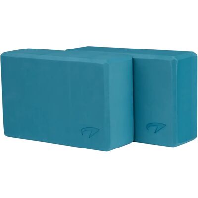 Brique yoga Avento (x2) Bleu 23x15x7,6 cm - Publicité Brique yoga Avento (x2) Bleu 23x15x7,6 cm - Publicité
