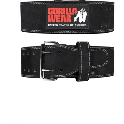 Gorilla Wear Gorilla Wear Gear Ceinture de Powerlifting - Noir - Publicité Gorilla Wear Gorilla Wear Gear Ceinture de Powerlifting - Noir - Publicité