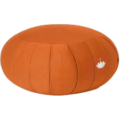 Coussin de yoga Lotuscrafts Zafu Zen Orange 35x35x15 cm - Publicité Coussin de yoga Lotuscrafts Zafu Zen Orange 35x35x15 cm - Publicité