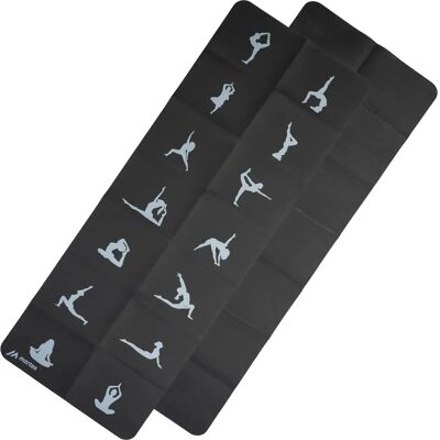Tapis de yoga Martes Foldy Noir 183x61x0,3 cm - Publicité Tapis de yoga Martes Foldy Noir 183x61x0,3 cm - Publicité