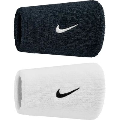 Poignet éponge polaire Nike Swoosh Classic Double Wide (x2) Noir TU - Publicité Poignet éponge polaire Nike Swoosh Classic Double Wide (x2) Noir TU - Publicité