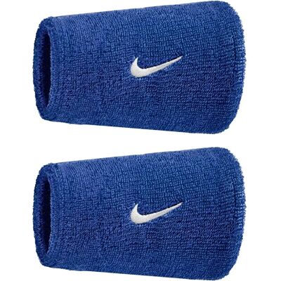 Poignet éponge polaire Nike Swoosh Classic Double Wide (x2) Bleu TU - Publicité Poignet éponge polaire Nike Swoosh Classic Double Wide (x2) Bleu TU - Publicité