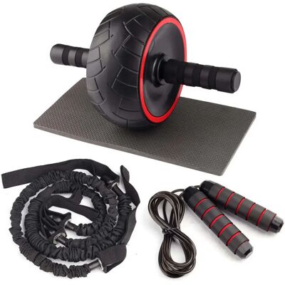 Pack roue abdominale Onamaste Noir TU - Publicité Pack roue abdominale Onamaste Noir TU - Publicité