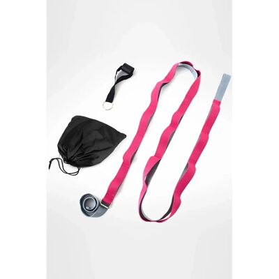 Ceinture de yoga avec boucle de prise multiple Onamaste Rose TU - Publicité Ceinture de yoga avec boucle de prise multiple Onamaste Rose TU - Publicité