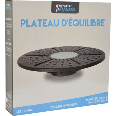 SPORTI TU Planche d'équilibre - Plateau antidérapant pour rééducation - Publicité SPORTI TU Planche d'équilibre - Plateau antidérapant pour rééducation - Publicité